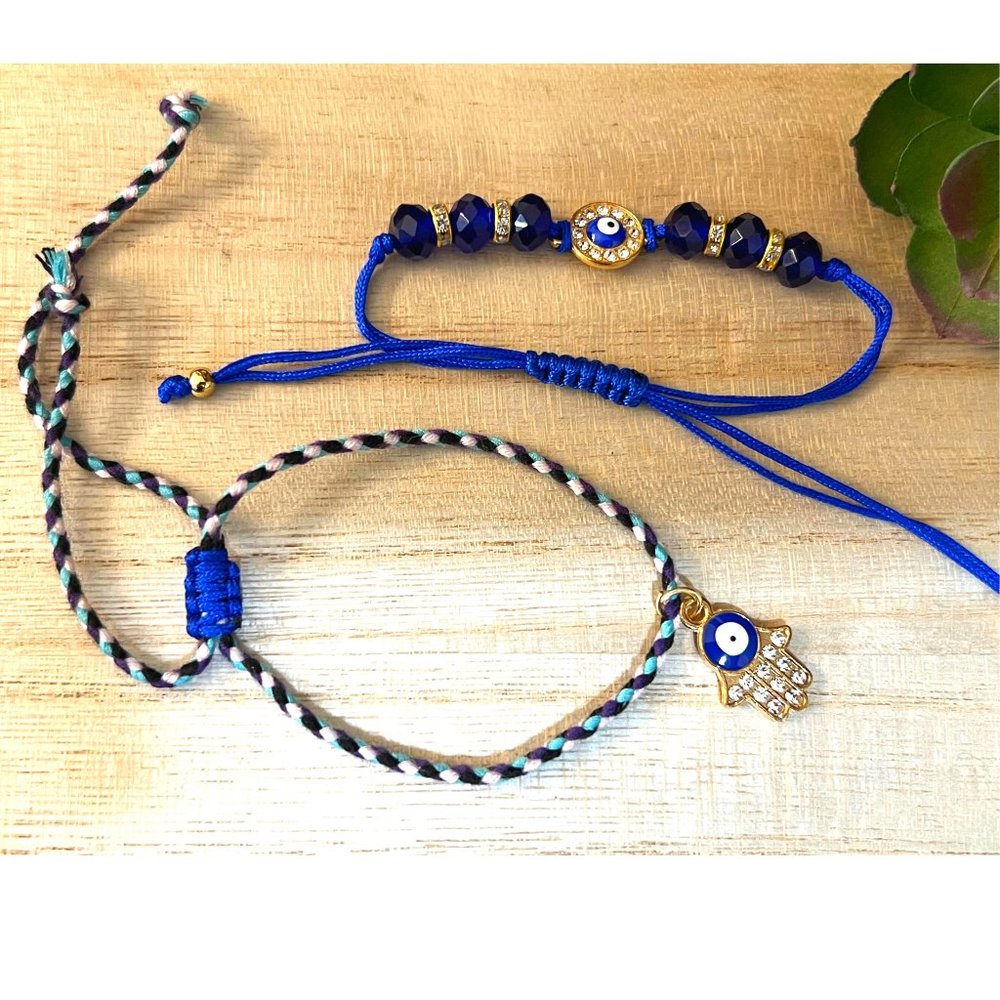Evil Eye Amulet Bracelets adjustable